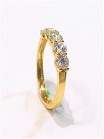 Anello Vidali Gioielli Donna in Oro giallo Zircone ANOR-83-34 - ANOR-83-34